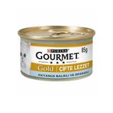 Gourmet Gold 6x85 gr Çifte Lezzet Okyanus Balikli Sebzeli Yetiskin Kedi Konservesi