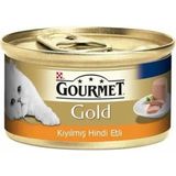 Gourmet Gold 6x85 gr Kıyılmış Hindili Yetişkin Kedi Konservesi