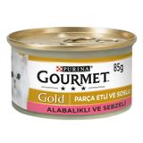Gourmet Gold Alabalık Sebze Parça Etli 85 gr Kedi Konservesi