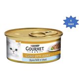 Gourmet Gold Çifte Lezzet Okyanus Balığı Sebzeli 6x85 gr Kedi Maması
