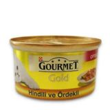Gourmet Gold Hindili ve Ördekli 48x85 gr Kedi Konserve