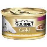 Gourmet Gold Hindili ve Ördekli 85 gr Yetişkin Kedi Konserve
