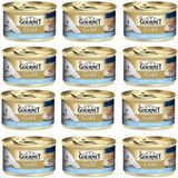 Gourmet Gold Kedi Konservesi 12 Adet 85 gr Kıyılmış Ton Balıklı Mama Segmenti