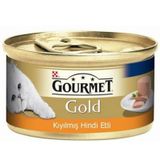 Gourmet Gold Kıyılmış Hindi Eti Konserve Yetişkin 24x85 gr Kedi Maması