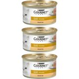 Gourmet Gold Kıyılmış Hindili Premium Yaş 3x85 gr Kedi Maması