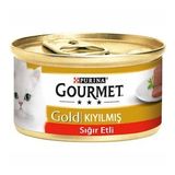 Gourmet Gold Kıyılmış Sığır Eti 12x85 gr Kedi Konserve Maması