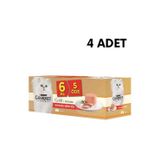 Gourmet Gold Kıyılmış Sığır Etli 4 Adet Yetişkin Kedi Konservesi