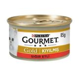 Gourmet Gold Kıyılmış Sığır Etli 85 gr Konserve Yaş Kedi Maması