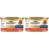 Gourmet Gold Kıyılmış Sığır Etli Yaş Kedi Maması, Yetişkin, 85 g 2li paket