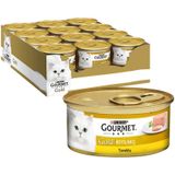 Gourmet Gold Kıyılmış Tavuk Etli Konserve Kedi Maması 24 x 85 G