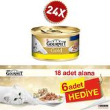 Gourmet Gold Kıyılmış Tavuklu 85 gr 24 Adet Kedi Maması