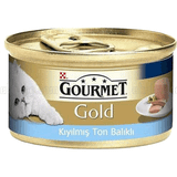 Gourmet Gold Kıyılmış Ton Balıklı 85 g Konserve Yaş Kedi Maması