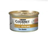 Gourmet Gold Kıyılmış Ton Balıklı Konserve Yetişkin 6 Al 5 Öde 6x85 gr 4 Adet Kedi Maması