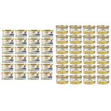 Gourmet Gold Kıyılmış Ton Balıklı Yaş Kedi Maması, Yetişkin Kediler (24 x 85 gr) ve Gourmet Gold Kıyılmış Tavuklu Yaş Kedi Maması 85 Gr X 24 Adet