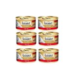 Gourmet Gold Parça Etli, Sığır Etli Yaş Kedi Konservesi 85 Gr 6 Al 5 Öde