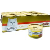 Gourmet Gold Parça Etli Soslu 85 Gr x 12 Tavuklu & Ciğerli Yaş Kedi Maması