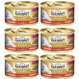 Gourmet Gold Parça Sığır Etli ve Tavuklu Yetişkin 85 gr x 6 Adet Kedi Konservesi