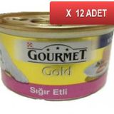 Gourmet Gold Ton Balıklı Yetişkin Kıyılmış Kedi Konservesi 12x85 gr