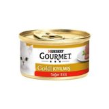 Gourmet Gourmet Gold Kıyılmış Sığır Etli Yaş Kedi Maması 85 Gr 12 Al 10 Öde