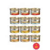 Gourmet Karışık Kıyılmış Konserve Yetişkin Kedi Yaş Maması 85g x 12 Adet