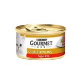 Gourmet Kıyılmış Sığır Etli 85 gr x 6 Adet Kedi Yaş Maması 85