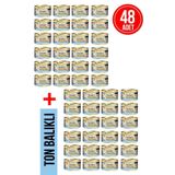 Gourmet Kıyılmış Ton Balıklı Premium Yaş Kedi Maması 85gr 48 Adet Ekonomik Paket