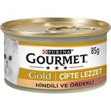 Gourmet Parça Etli Hindi ve Ördekli Yetişkin 85 gr Kedi Maması