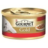 Gourmet Parça Sığır Etli Soslu 85 gr Yetişkin Konserve Kedi Maması