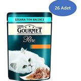 Gourmet Perle 26x85 gr Izgara Ton Balık Pouch Yetişkin Kedi Maması