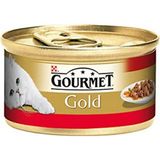 Gourmet Sığır Parça Etli 24x85 gr Konserve Kedi Maması