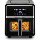Gourmetmaxx Sıcak Hava Fritözü - 5 L Airfryer | 6 Fonksiyonlu, 8 Programlı Fritöz | Mini Fırın - Maks. 4 Kişi | Dokunmatik Fonksiyonlu Renkli Ekranlı Sıcak Hava Fritözü