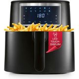 Gourmetmaxx Sıcak Hava Fritözü 6,5 L Airfryer | Dokunmatik Ekranlı Fritöz, 9 Fonksiyon, 11 Program | Mini Fırın – Neredeyse Yağsız Kızartın | Airfryer Aksesuarları Bulaşık Makinesinde Yıkanabilir