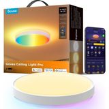 Govee 15 İnç Yuvarlak Akıllı Tavan Armatürü Pro RGB Işık Renk Seçenekleri ile Aydınlatma