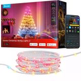 Govee Christmas Lights 2, Rgbwıc 99Ft 300Leds Holiday String Işıkları Şekil Mapping Function, Smart Led Cooking For Closed Outdoor Tree, 130+ Preset Sahneleri, Ses Ve App Control, Clear Wire