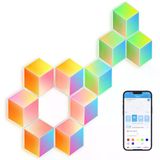 Govee Glide Hexa Pro 3D Led Işık Panelleri, Wifi Rgbıc Alexa Ve Google Assistant İle Üç Boyutlu İç Mekan Çalışmaları, Kendin Yap, Müzik Senkronizasyonu, Uygulama Kontrolü, Oyun İçin, 10
