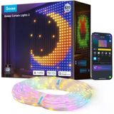 Govee Perde Işıkları 2.0, Dıy Gıf'li Akıllı Led Perde, 520 Rgbıc Renk Değiştiren Led Peri Işıkları, Dinamik Dekorasyon, Su Geçirmez, Alexa İle Uyumlu, Noel Dekorasyonu (1,5 X 2 M)