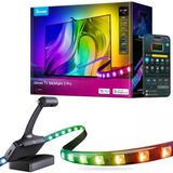 Govee Tv Arka Işık 3 Pro, Hdr Üçlü Kamera İle, 75-85 İnç Tv'ler İçin 5M 5'İ 1 Arada Rgbwwıc Tv Led Şeridi, 75 Led/M, Aı Filtresini, Ses Ve App Kontrolünü Destekler Dreamview Sync