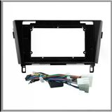 Govimaks Nissan Qashqai Xtrail 2014-2021 P. Black 10 inç Soket Canbus Android Multimedya Çerçevesi