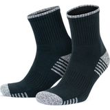 Gowith 2'li Penye Pamuklu Taban Altı Havlulu Dikişsiz Renkli Fitilli Kadın ve Erkek Spor Çorabı 3502 - Siyah - 43 - 46