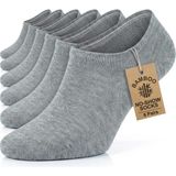 Gowith Bambu Dikişsiz Görünmez Erkek Çorabı 3103 - 43 - 46 - Gri