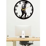 Gowpenart Dizayn Atatürk Kocatepe Metal Siyah Ev & Ofis Duvar Saati - Hediyelik Saat - 60 x 60 Cm
