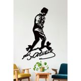 Gowpenart Dizayn Atatürk Kocatepe'de Imzalı Dekoratif Siyah Metal Duvar Tablosu 1,5 mm Kalınlık - 90 x 60
