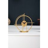 Gowpenart Querencia Metal Gold Masa Saati 1,5 Mm Kalınlık 25x23cm Altın