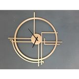 Gowpenart Querencia Metal Gold/altın Duvar Saati 1,5 Mm Kalınlık 75x75 Cm