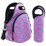 Gowraps Çocuklar, Kızlar, Kadınlar için Öğle Yemeği Çantaları Ayarlanabilir Çıkarılabilir Omuz Askılı Neopren Öğle Yemeği Parmak Çantaları Okul/Piknik/İş İçin Yeniden Kullanılabilir Yumuşak Yalıtımlı