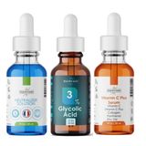 Göz Çevresi Kırışıklıkları Glikolik Asit %3 Set Glikolik Asit Peelingi 90 ml