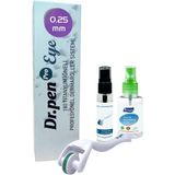 Göz Dermaroller 0.25 mm Titanyum 180 Iğneli Göz Çevresi ve Göz Altı Derma Roller