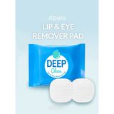 Göz & Dudak Makyaj Temizleyici Pamuk (20 Adet) A'PIEU Deep Clean Lip&Eye Remover Pad