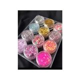 Göz Farı Sim Glitter Jel Far Set - Renkli