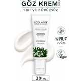 Göz Kremi Sıkılaştırıcı %98,7 Doğal, Yaşlanma Karşıtı Göz Altı Organik Kenevir, 30ml